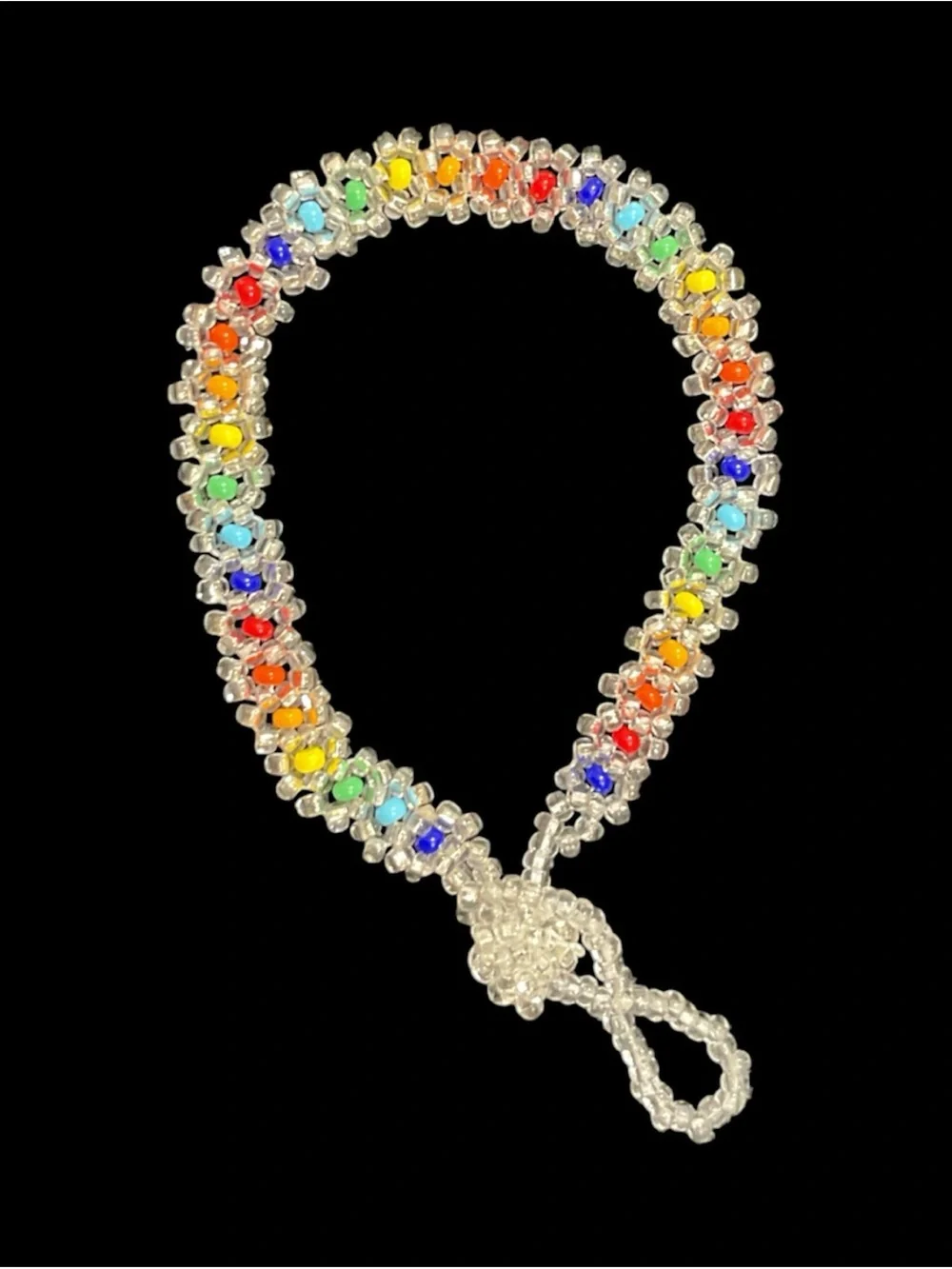 Multicolor Beaded Bracelet - Rainbow